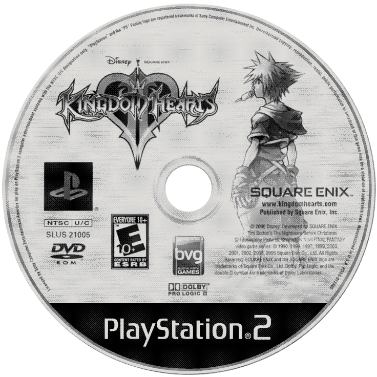 Kingdom Hearts 2 Disk